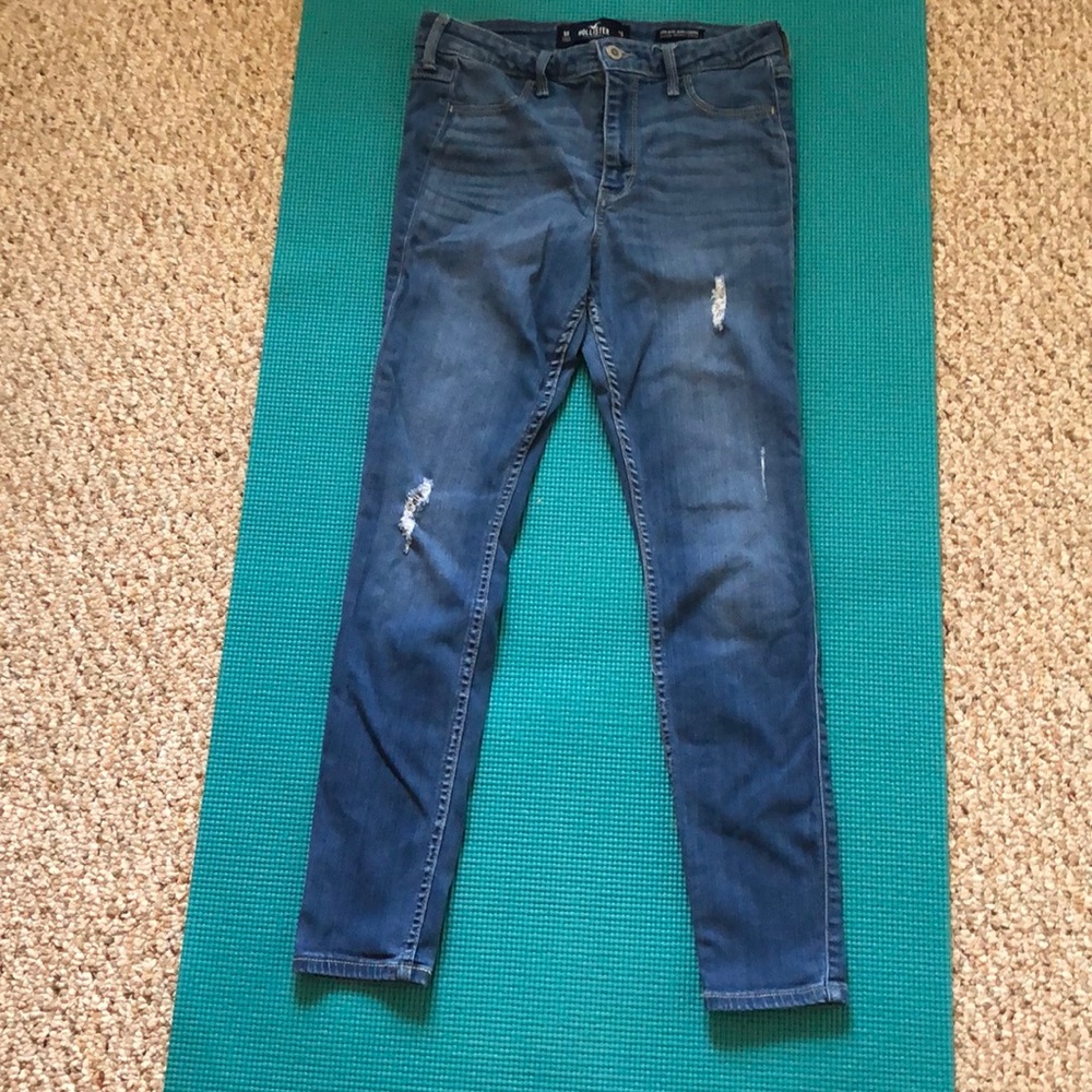 Hollister Medium wash hi-rise jean jeggings